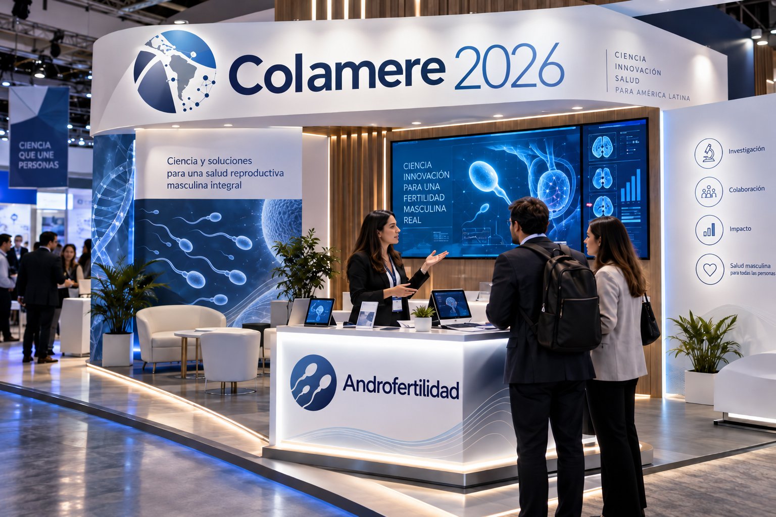 Unidad de Androfertilidad, centro de salud sexual y reproductiva masculina, presente en COLAMERE 2026.